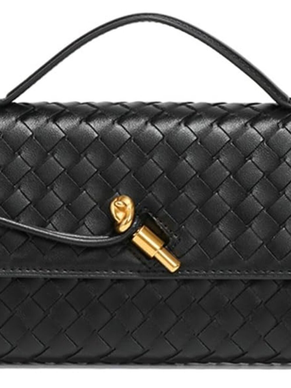 π Trendy Woven Evening Clutch Purses Women Underarm Shoulder Handbag Cute - Picture 2 of 2